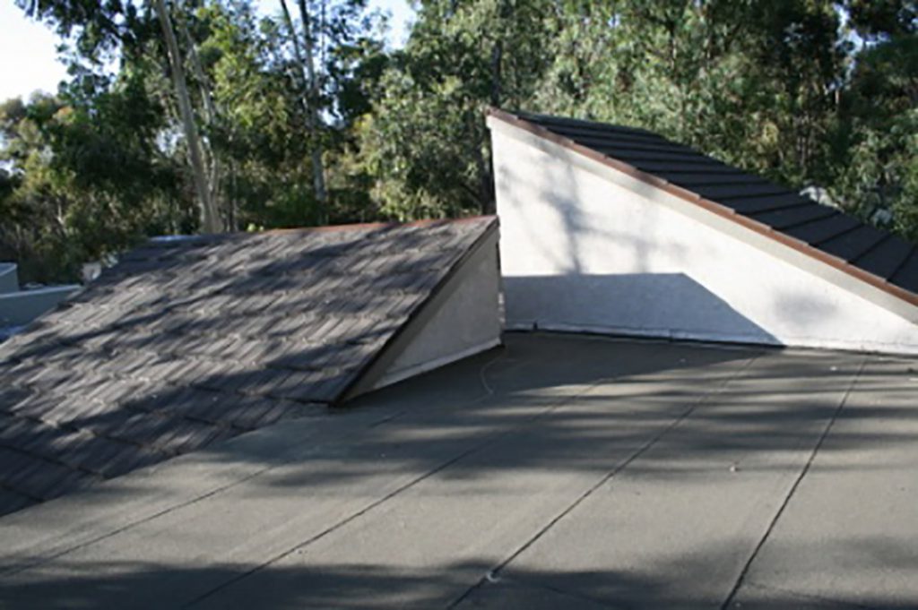 California flat roof and angled roof installation