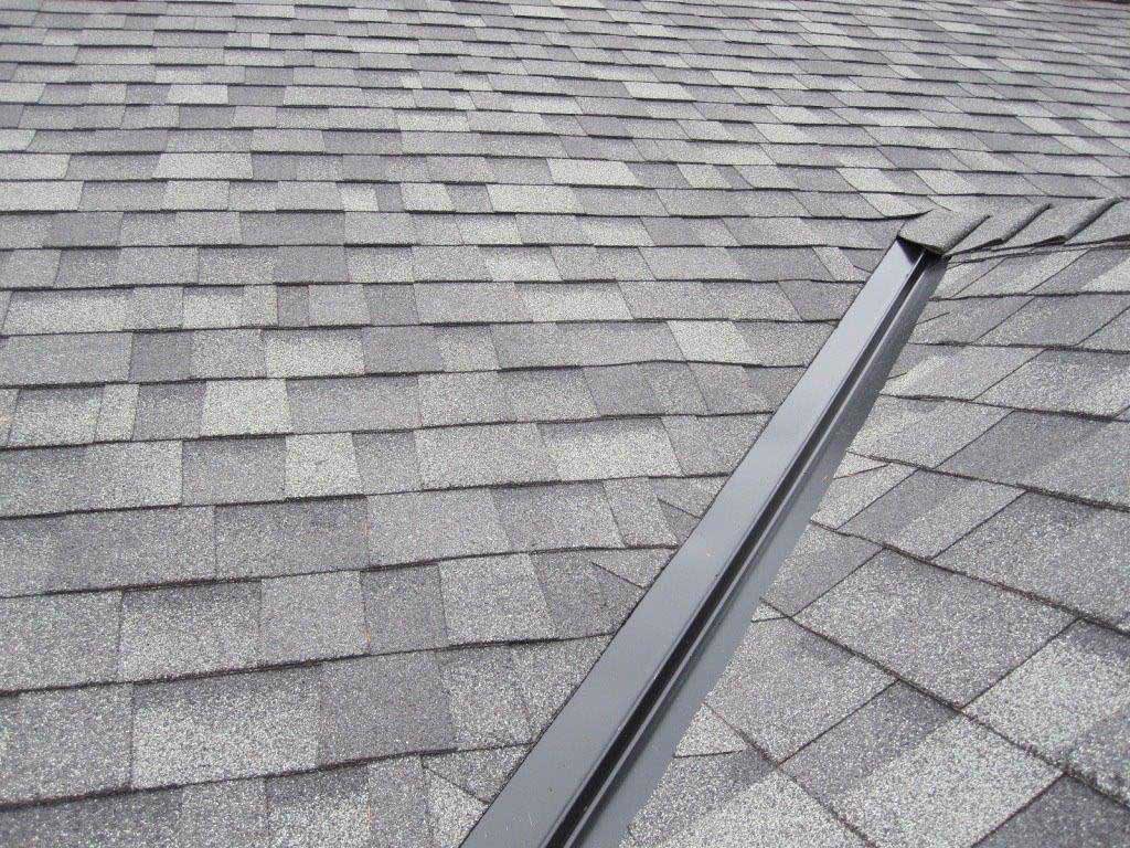 asphalt shingle roof detail